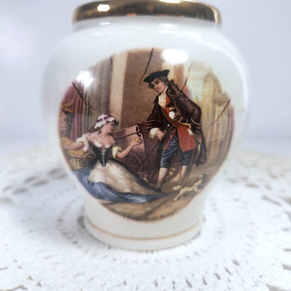 Crown Devon Porcelain Vase Cries of London Victorian Style Staffordshire… - Picture 7 of 9